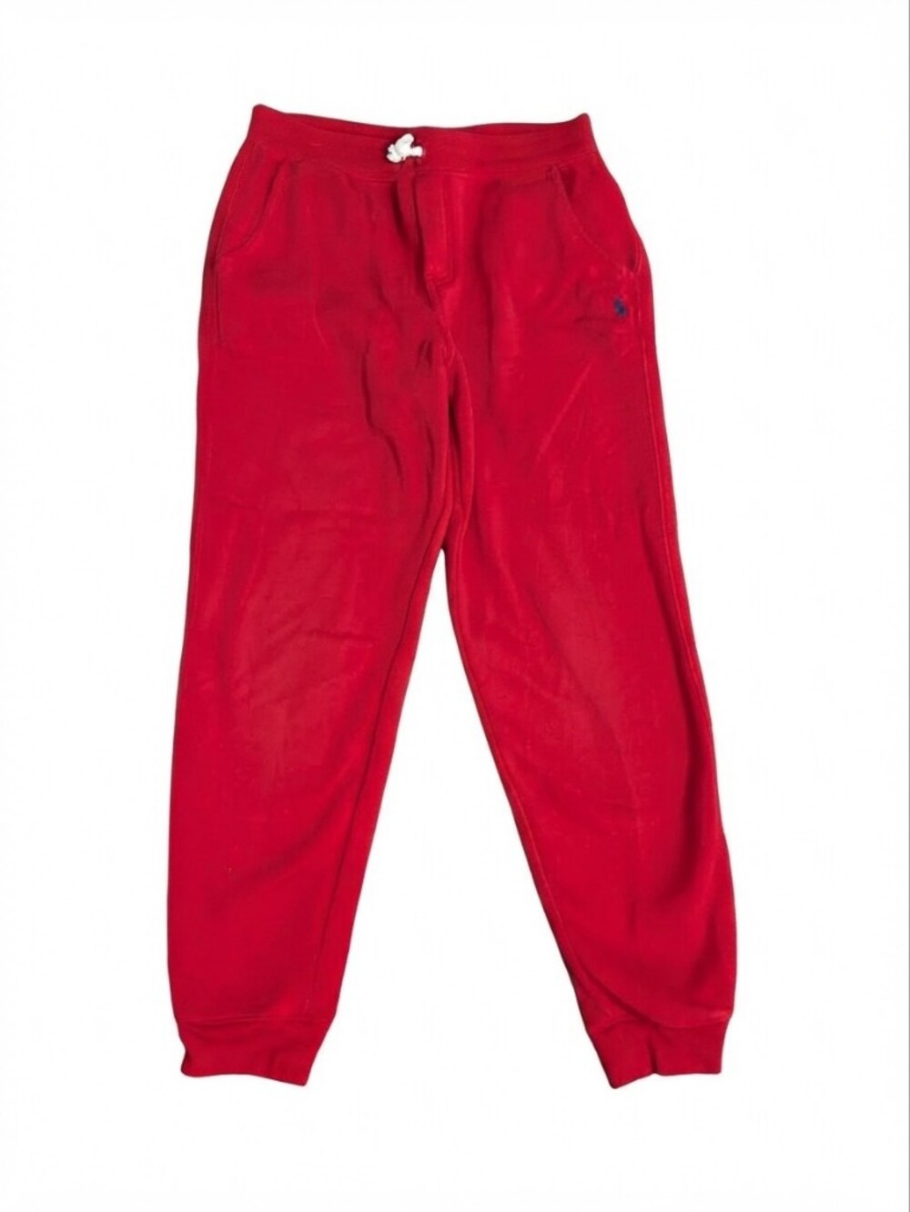 Polo Ralph Lauren Youth Boys Sweatpants Red Fleece Joggers L (14-16) Athleisure